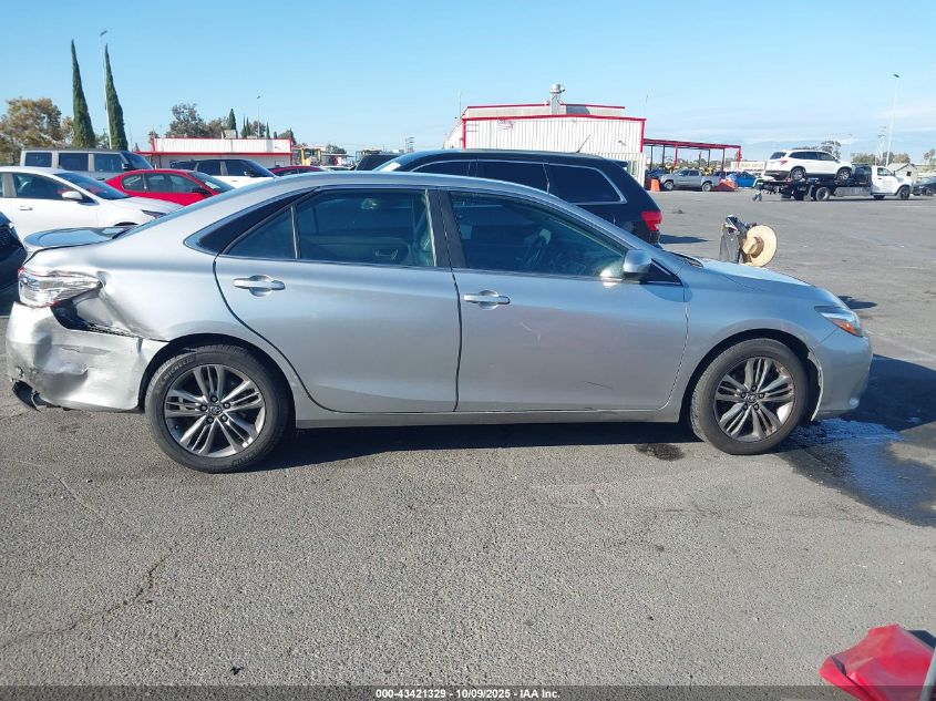 2015 Toyota Camry Se VIN: 4T1BF1FKXFU093239 Lot: 43421329