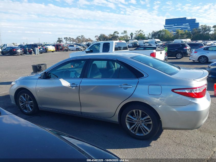 2015 Toyota Camry Se VIN: 4T1BF1FKXFU093239 Lot: 43421329
