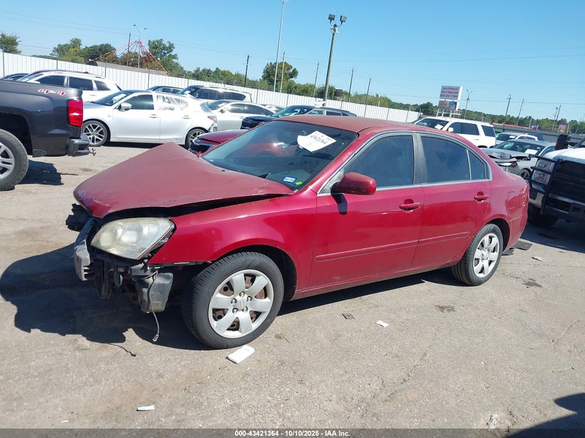 2007 Kia Optima Lx VIN: KNAGE123175131509 Lot: 43421364