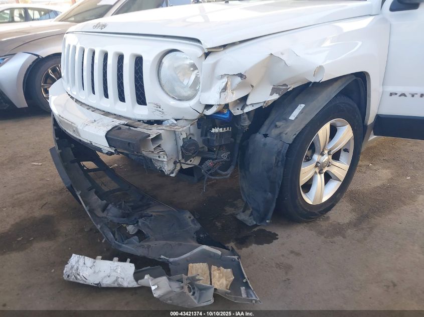 2014 Jeep Patriot Latitude VIN: 1C4NJPFB0ED704171 Lot: 43421374