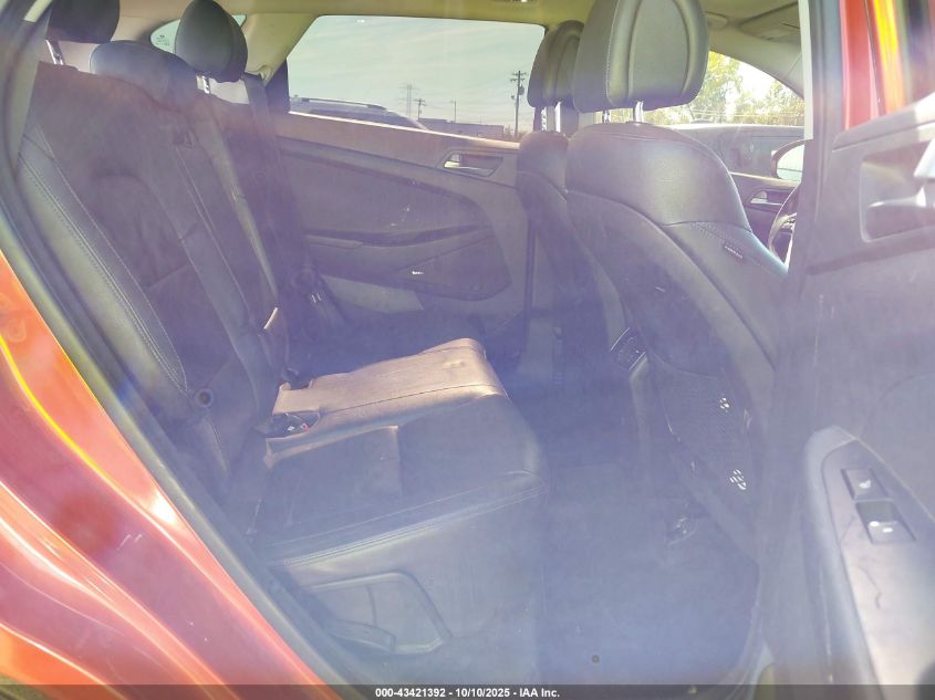 2017 Hyundai Tucson Limited VIN: KM8J3CA27HU318551 Lot: 43421392