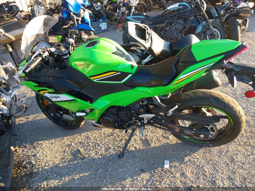 2025 Kawasaki Ex500 A/B VIN: ML5EXGJ1XSDA56442 Lot: 43421404