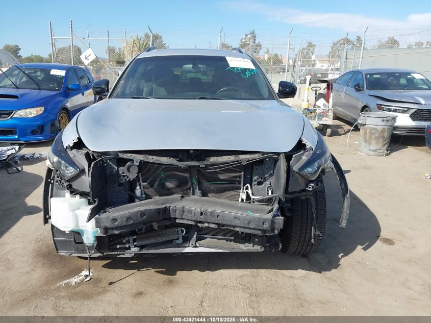 2016 Infiniti Qx70 VIN: JN8CS1MU5GM670970 Lot: 43421444