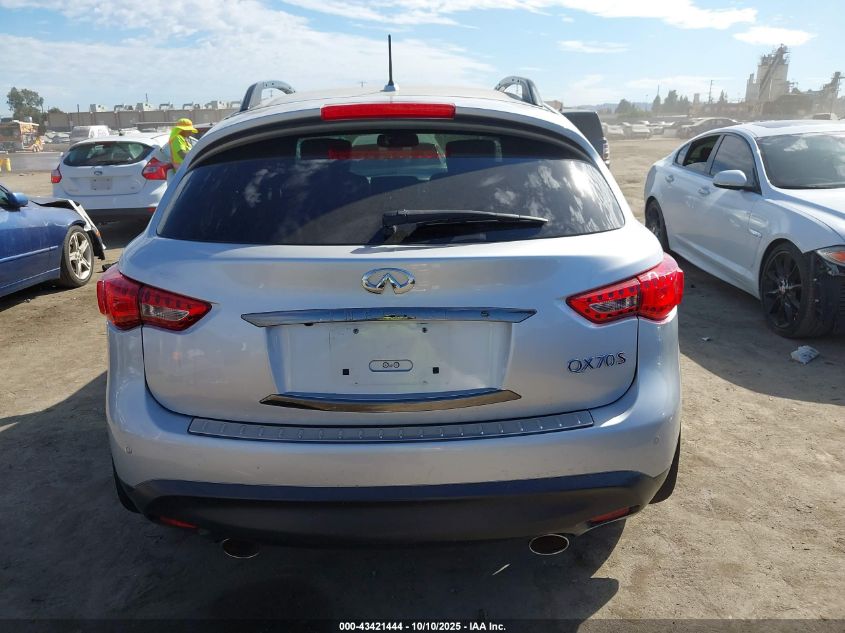 2016 Infiniti Qx70 VIN: JN8CS1MU5GM670970 Lot: 43421444