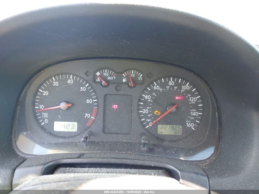 2003 Volkswagen Jetta Gls 2.0L VIN: 3VWSK69MX3M060622 Lot: 43421450