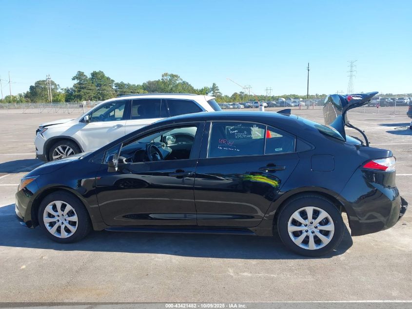 2025 Toyota Corolla Le VIN: 5YFB4MDE7SP275710 Lot: 43421482