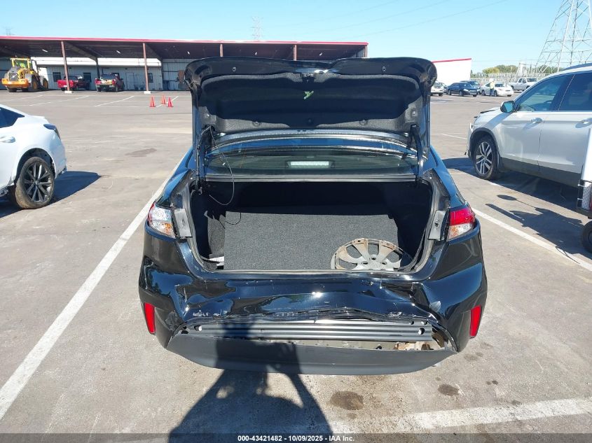 2025 Toyota Corolla Le VIN: 5YFB4MDE7SP275710 Lot: 43421482