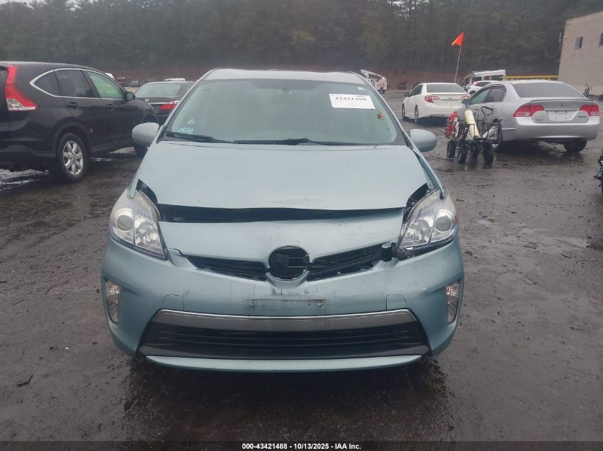 2012 Toyota Prius Plug-In VIN: JTDKN3DP2C3017856 Lot: 43421488