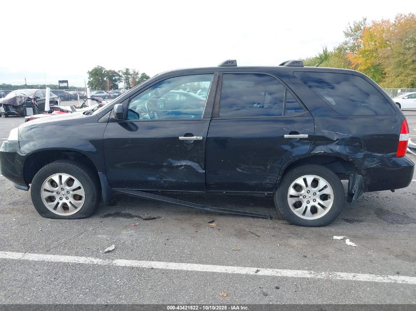 2003 Acura Mdx VIN: 2HNYD18803H553345 Lot: 43421522