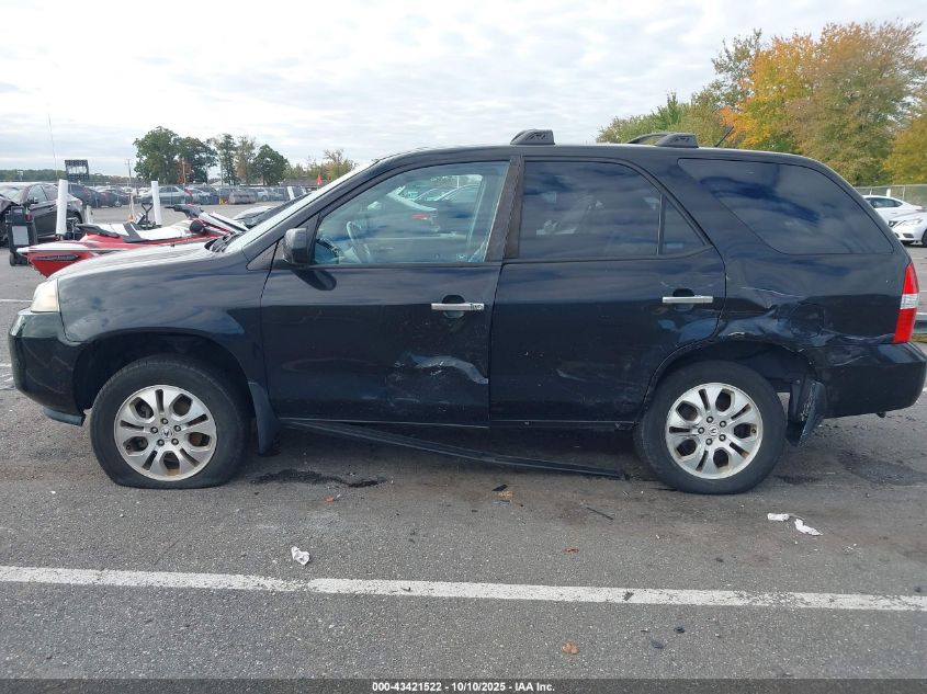 2003 Acura Mdx VIN: 2HNYD18803H553345 Lot: 43421522