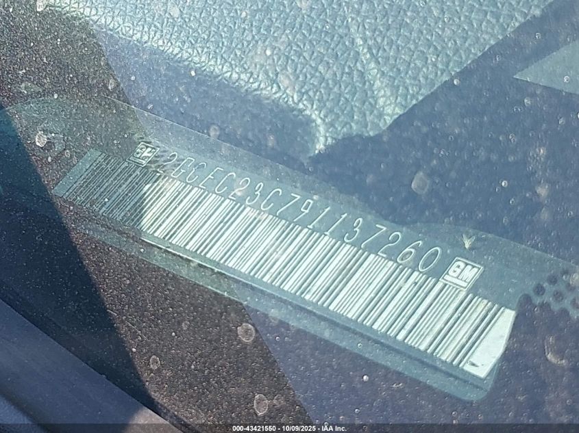 2009 Chevrolet Silverado 1500 Lt VIN: 2GCEC23C791137260 Lot: 43421550