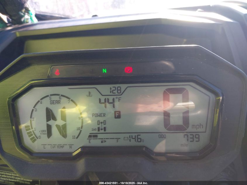 2025 Kawasaki Krf 1000 E VIN: JKARFCE15SB500682 Lot: 43421551