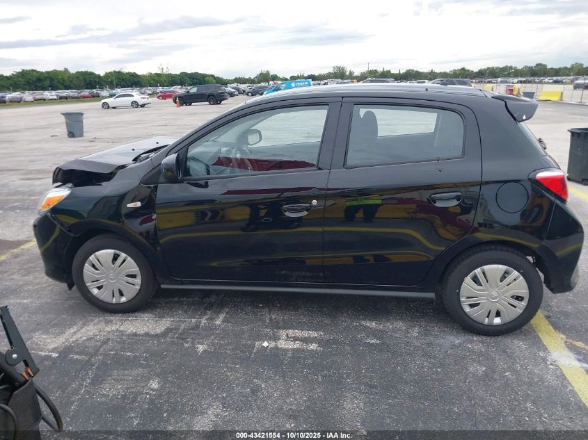 2024 Mitsubishi Mirage Es/Le VIN: ML32AUHJ3RH025664 Lot: 43421554