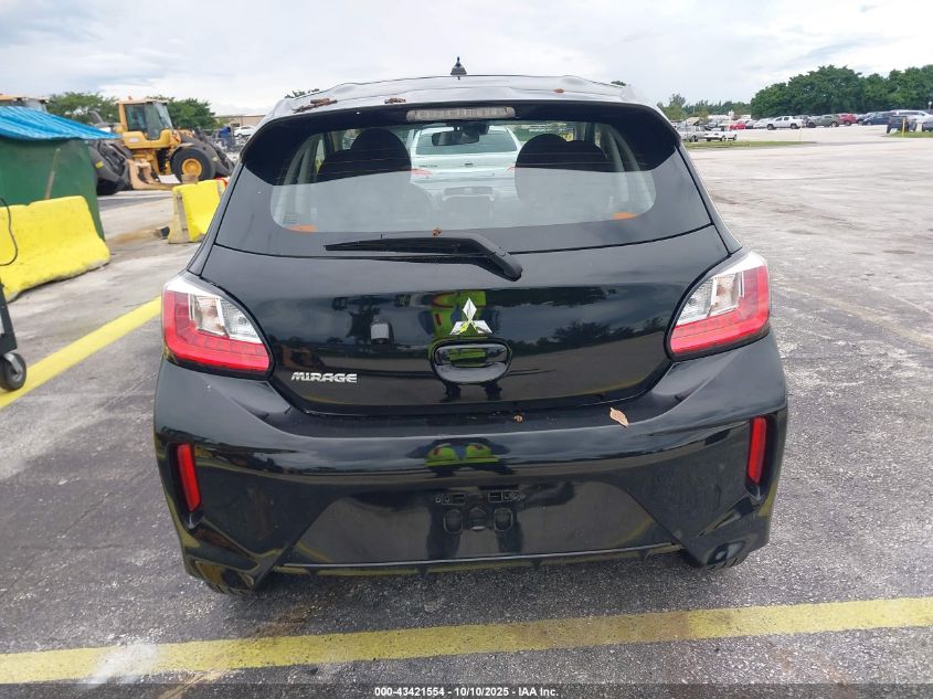 2024 Mitsubishi Mirage Es/Le VIN: ML32AUHJ3RH025664 Lot: 43421554