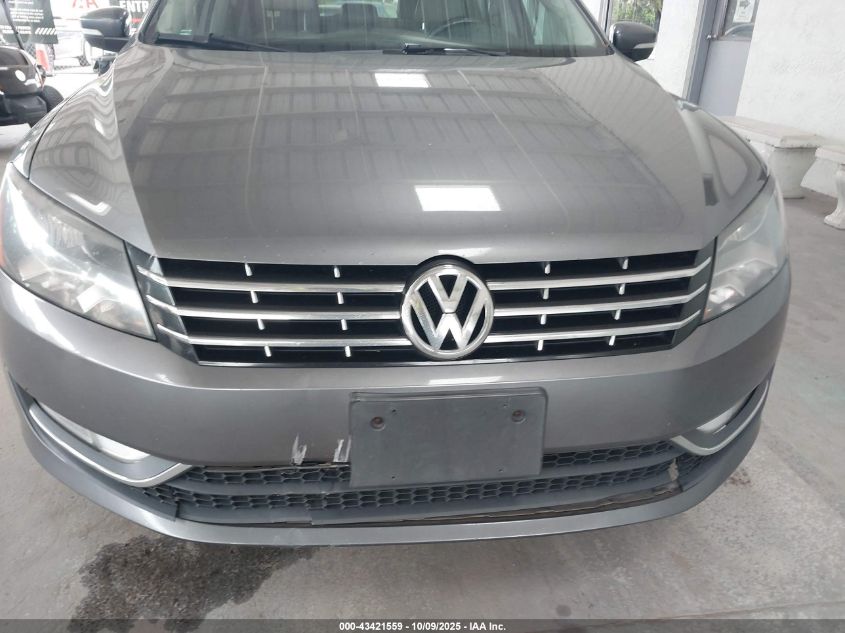 2013 Volkswagen Passat 2.0L Tdi Sel Premium VIN: 1VWCN7A30DC067070 Lot: 43421559