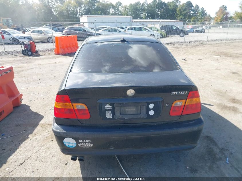 2004 BMW 325I VIN: WBAET37494NJ82522 Lot: 43421561