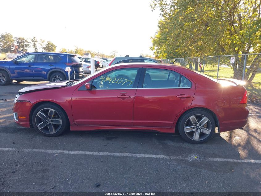 2010 Ford Fusion Sport VIN: 3FAHP0KC4AR254078 Lot: 43421577