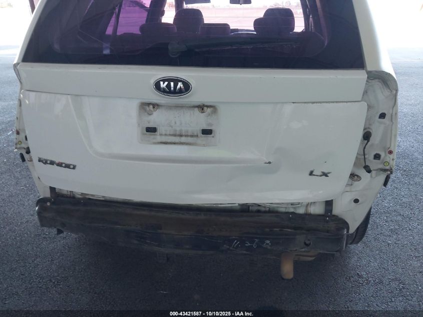 2009 Kia Rondo Lx VIN: KNAFG528397266247 Lot: 43421587