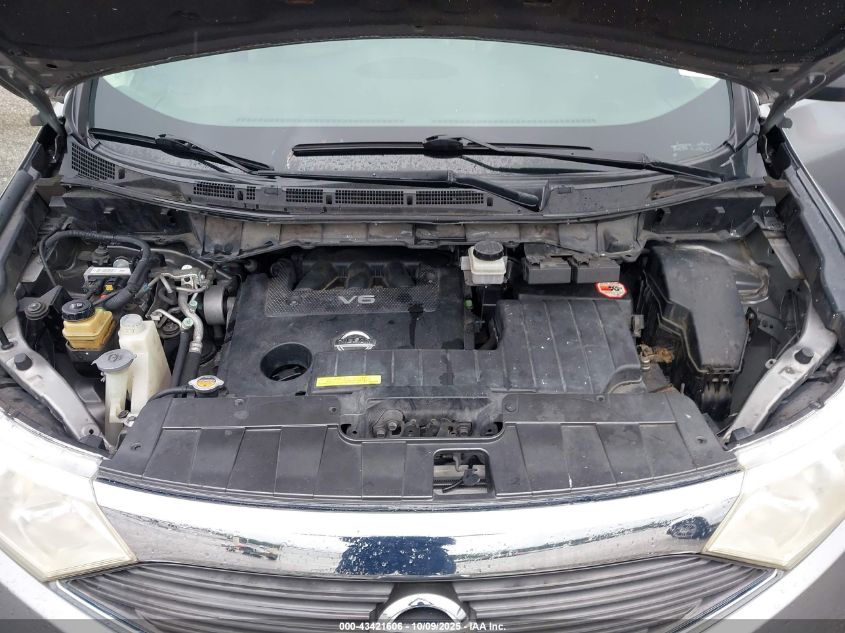 2012 Nissan Quest S VIN: JN8AE2KP7C9038681 Lot: 43421606