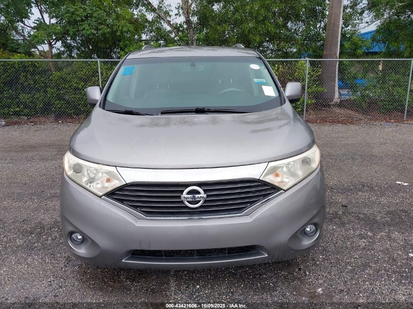 2012 Nissan Quest S VIN: JN8AE2KP7C9038681 Lot: 43421606