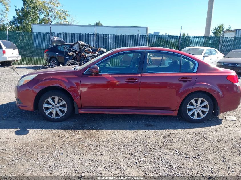 2011 Subaru Legacy 2.5I Premium VIN: 4S3BMBG68B3219115 Lot: 43421612