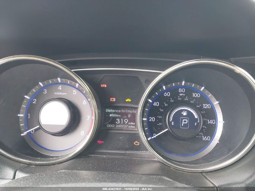 2011 Hyundai Sonata Limited VIN: 5NPEC4AC5BH227171 Lot: 43421631