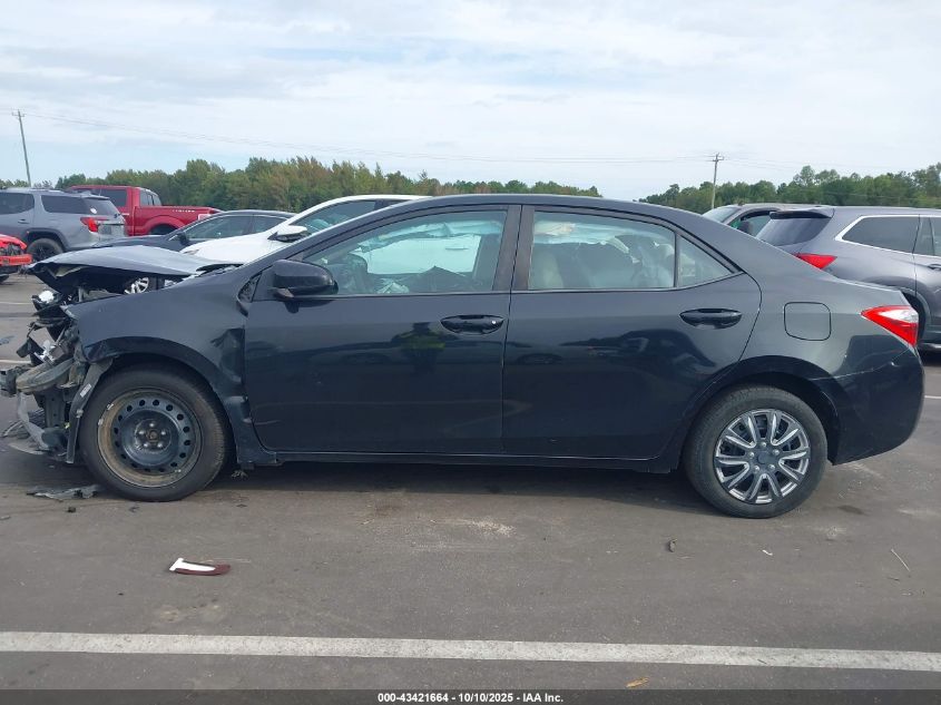 2014 Toyota Corolla Le VIN: 2T1BURHE4EC118874 Lot: 43421664