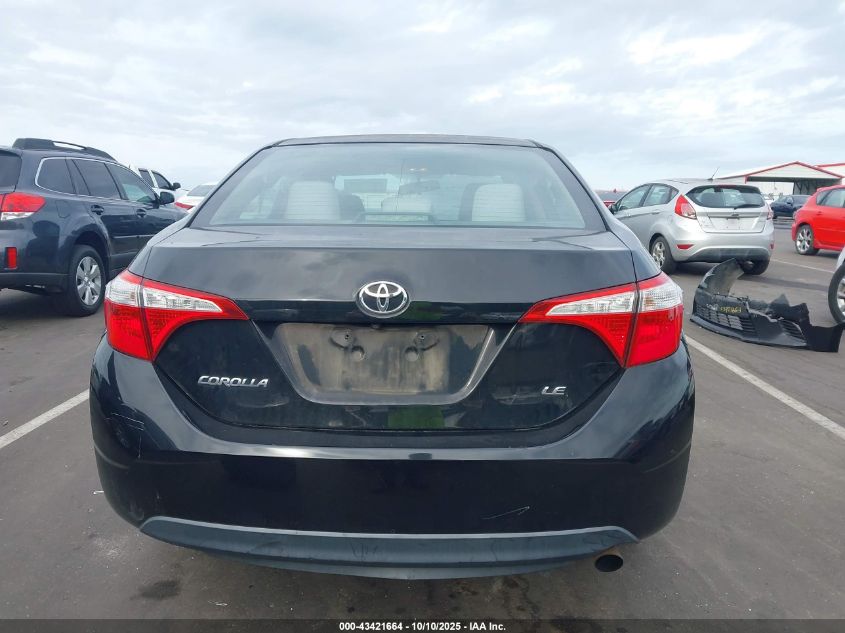 2014 Toyota Corolla Le VIN: 2T1BURHE4EC118874 Lot: 43421664