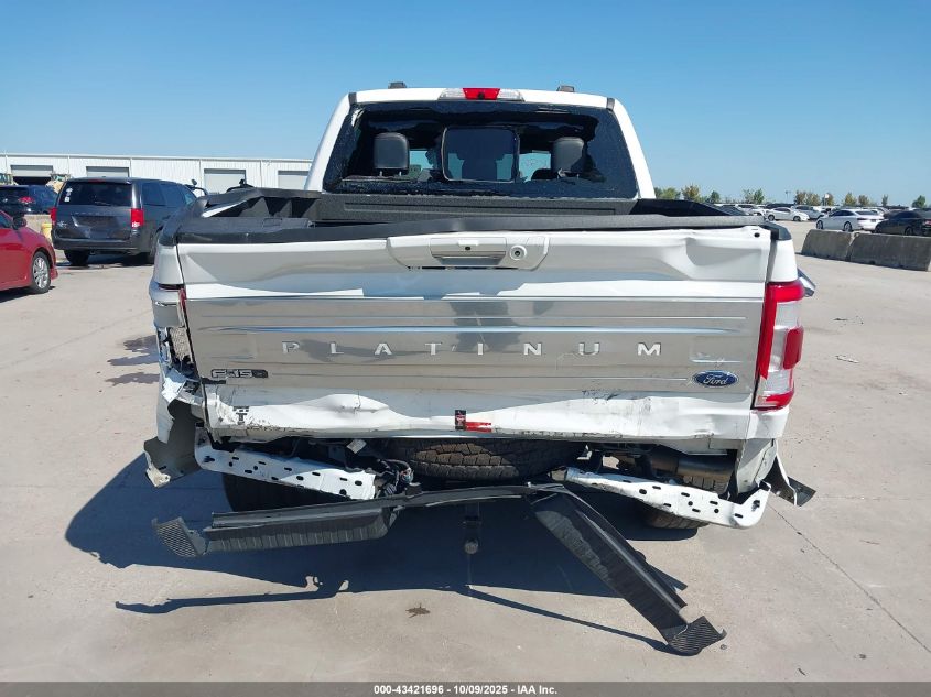 2021 Ford F-150 Platinum VIN: 1FTFW1ED8MFC71224 Lot: 43421696