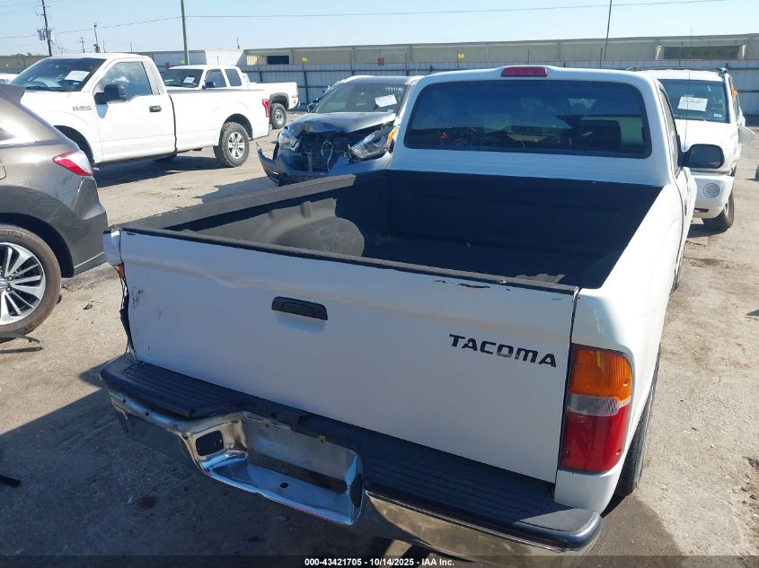 2000 Toyota Tacoma VIN: 5TENL42N6YZ686554 Lot: 43421705
