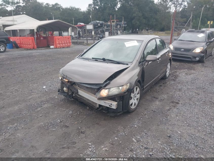 2009 Honda Civic Lx VIN: 2HGFA16589H530825 Lot: 43421721