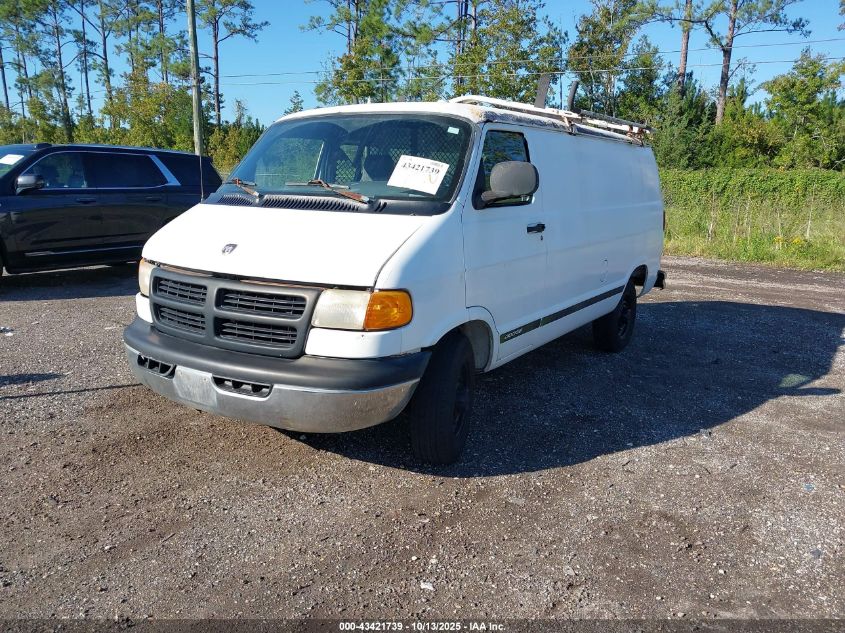 1999 Dodge Ram Van 3500 Commercial/Commercial Maxi/Conversion VIN: 2B7KB31Z9XK542580 Lot: 43421739