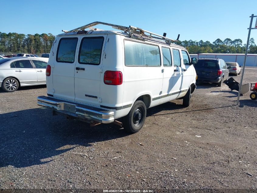1999 Dodge Ram Van 3500 Commercial/Commercial Maxi/Conversion VIN: 2B7KB31Z9XK542580 Lot: 43421739