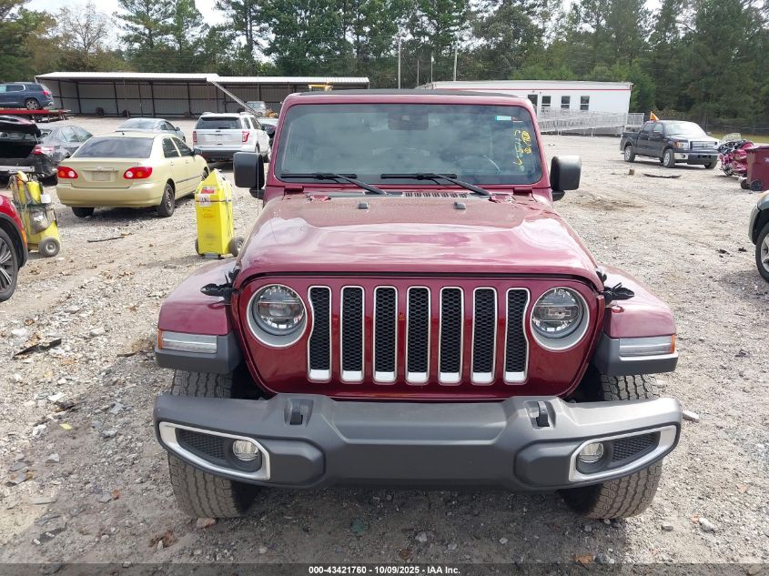 2022 Jeep Wrangler Unlimited Sahara 4X4 VIN: 1C4HJXEG3NW105117 Lot: 43421760