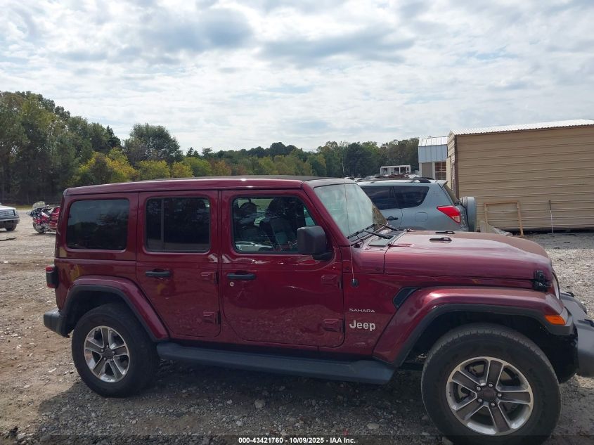 2022 Jeep Wrangler Unlimited Sahara 4X4 VIN: 1C4HJXEG3NW105117 Lot: 43421760
