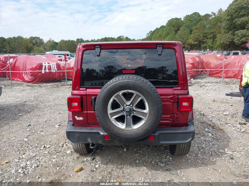 2022 Jeep Wrangler Unlimited Sahara 4X4 VIN: 1C4HJXEG3NW105117 Lot: 43421760