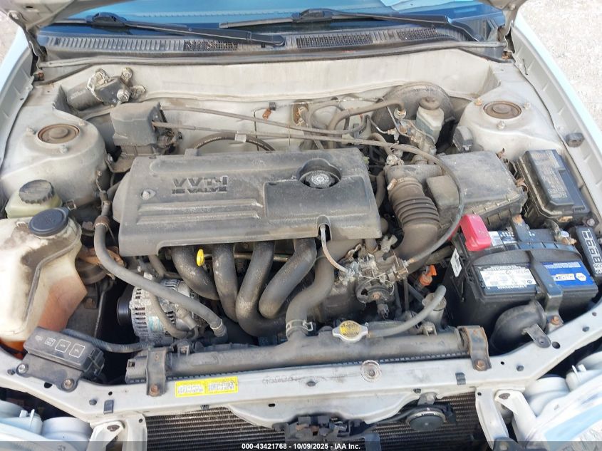 2001 Toyota Corolla Le VIN: 2T1BR12E21C470356 Lot: 43421768