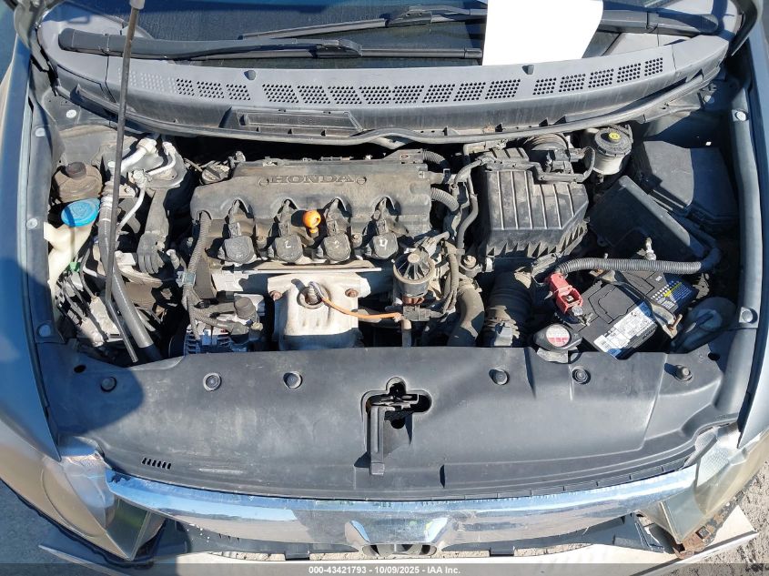 2009 Honda Civic Lx VIN: 2HGFA16599H335185 Lot: 43421793