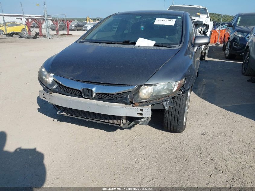 2009 Honda Civic Lx VIN: 2HGFA16599H335185 Lot: 43421793