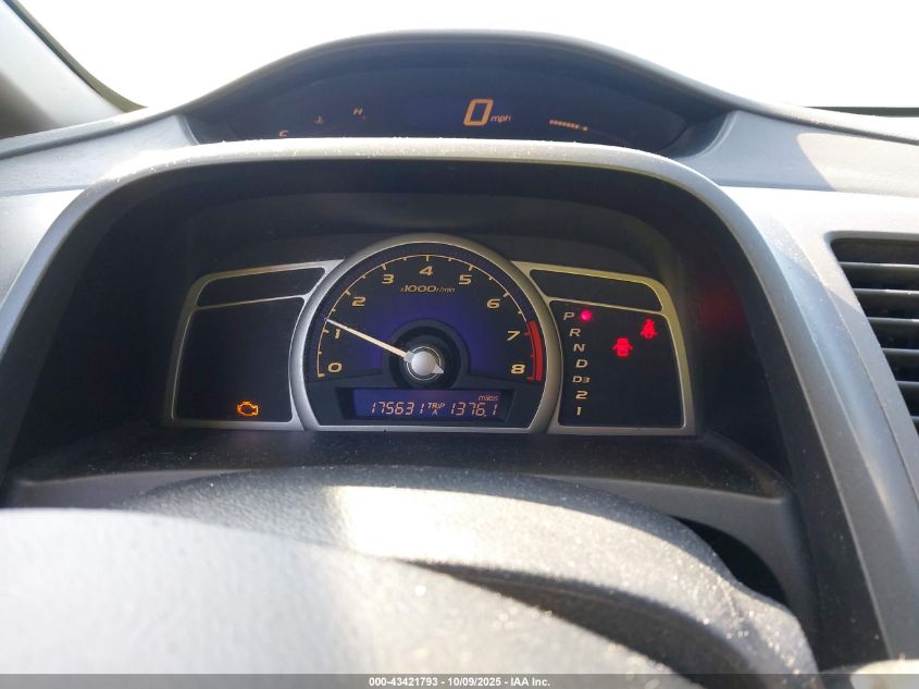 2009 Honda Civic Lx VIN: 2HGFA16599H335185 Lot: 43421793