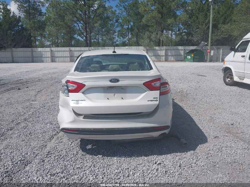 2014 Ford Fusion Hybrid Se VIN: 3FA6P0LU2ER204834 Lot: 43421795