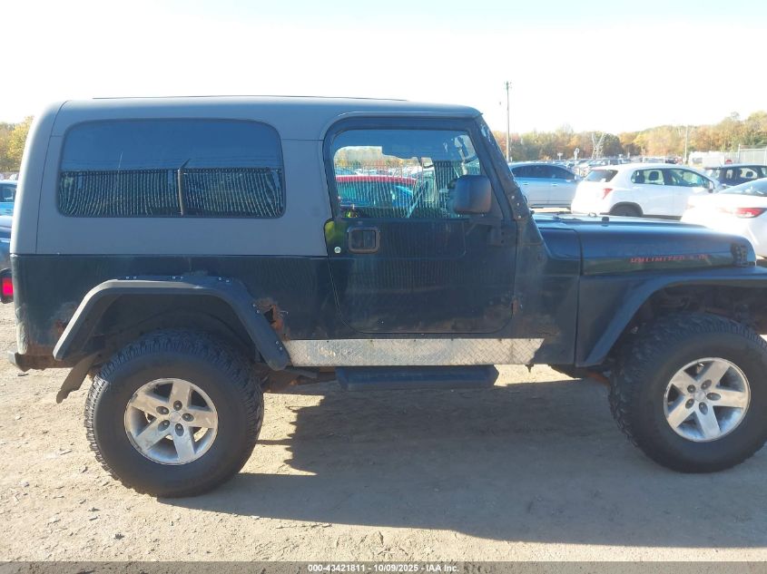 2005 Jeep Tj Unlimited VIN: 1J4FA44S95P329055 Lot: 43421811
