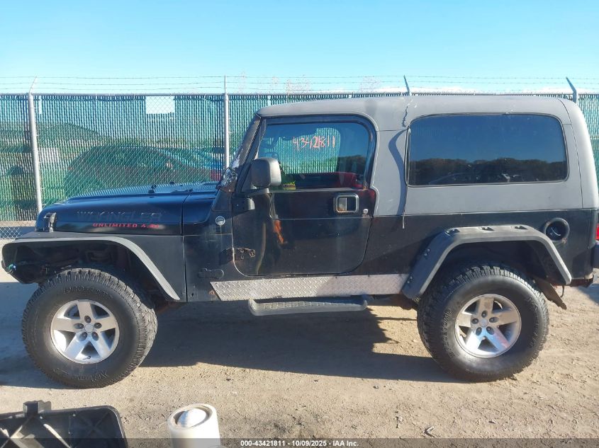 2005 Jeep Tj Unlimited VIN: 1J4FA44S95P329055 Lot: 43421811