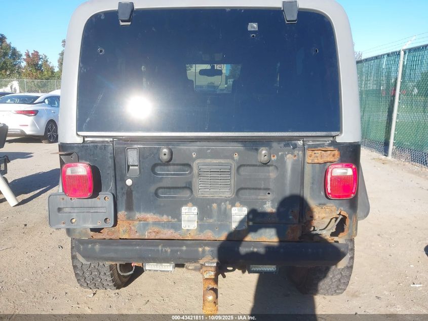 2005 Jeep Tj Unlimited VIN: 1J4FA44S95P329055 Lot: 43421811