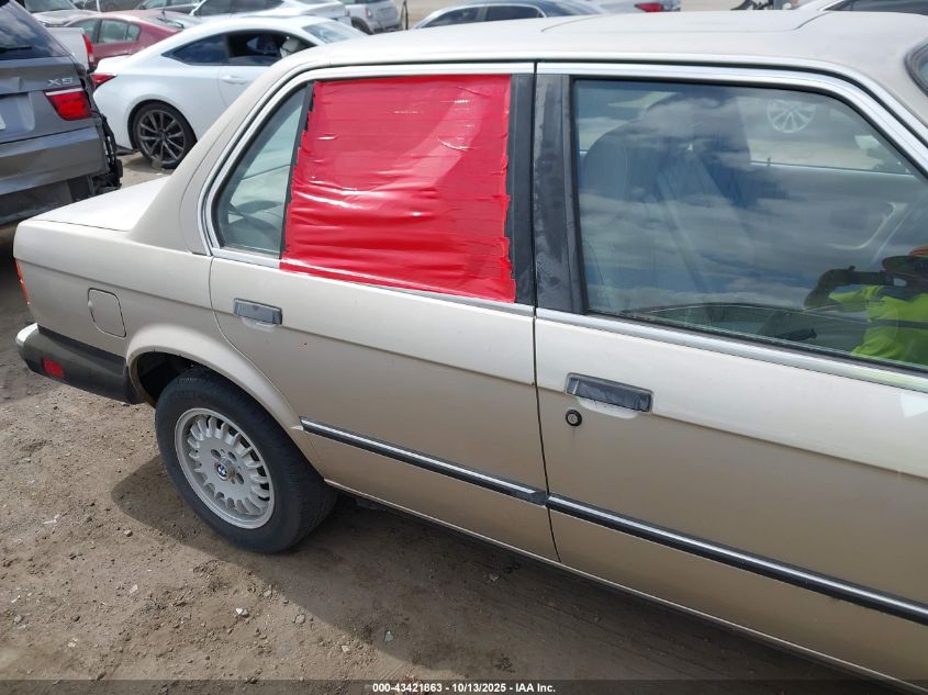 1985 BMW 325 E Automatic VIN: WBAAE6407F0702289 Lot: 43421863