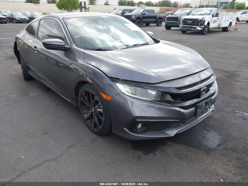 2019 Honda Civic Sport VIN: 2HGFC4B87KH300176 Lot: 43421867