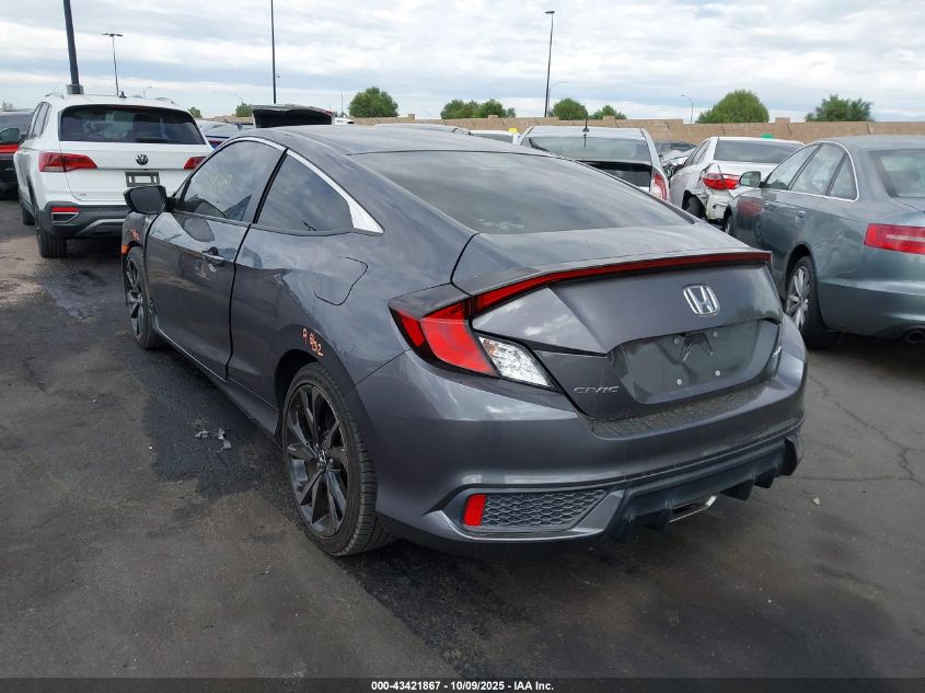 2019 Honda Civic Sport VIN: 2HGFC4B87KH300176 Lot: 43421867
