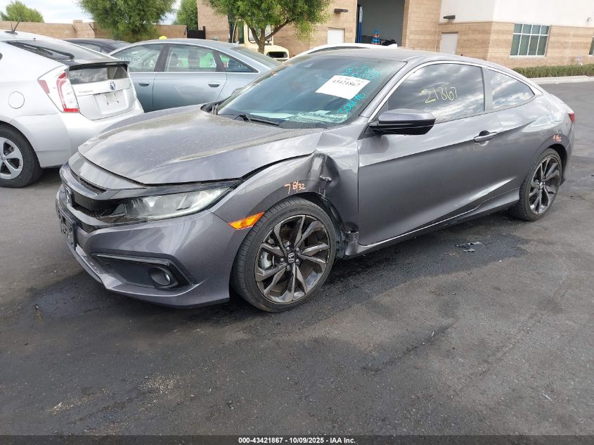 2019 Honda Civic Sport VIN: 2HGFC4B87KH300176 Lot: 43421867