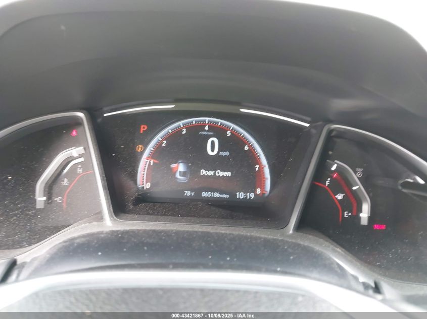 2019 Honda Civic Sport VIN: 2HGFC4B87KH300176 Lot: 43421867