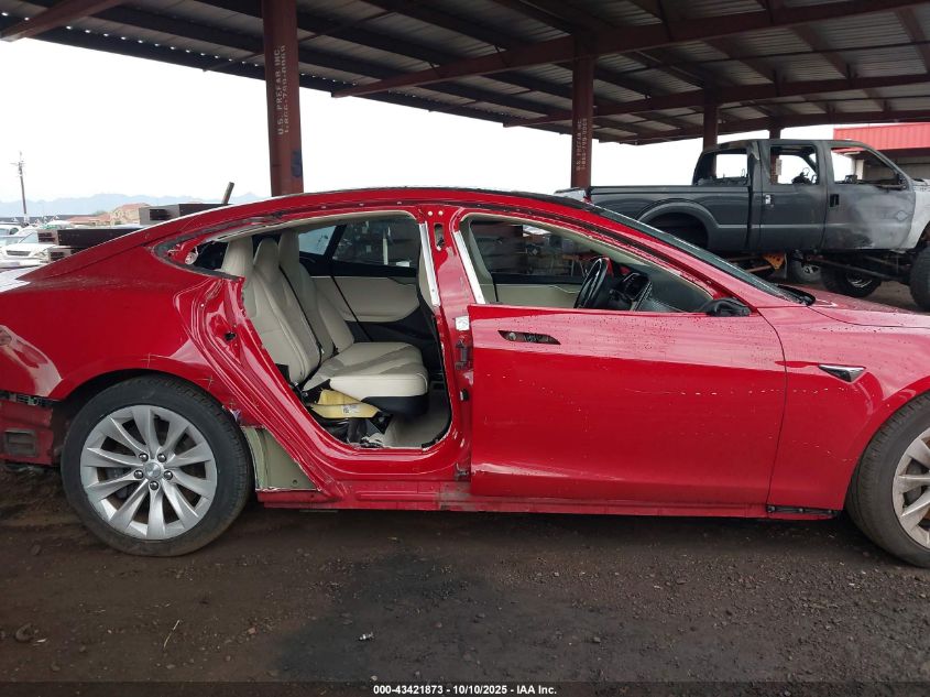 2018 Tesla Model S 100D/75D/P100D VIN: 5YJSA1E25JF244607 Lot: 43421873